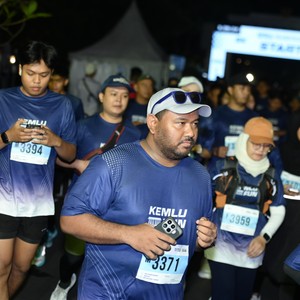 Race photo from KEMLU RUN 2026