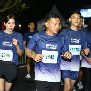 Race photo from KEMLU RUN 2026