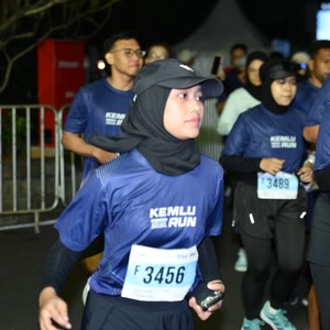 Race photo from KEMLU RUN 2026