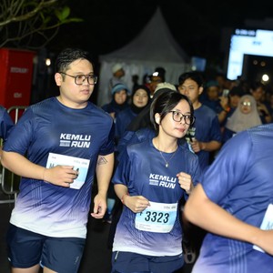 Race photo from KEMLU RUN 2026