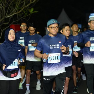 Race photo from KEMLU RUN 2026