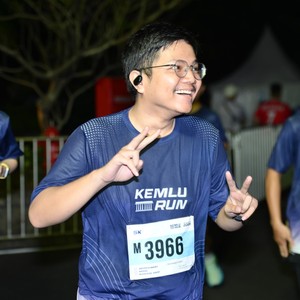 Race photo from KEMLU RUN 2026