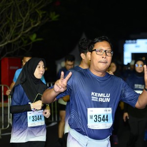 Race photo from KEMLU RUN 2026