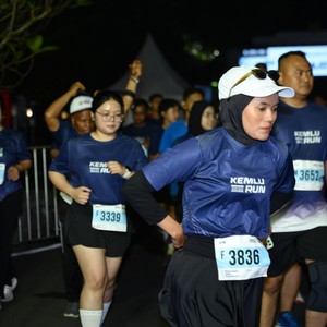 Race photo from KEMLU RUN 2026