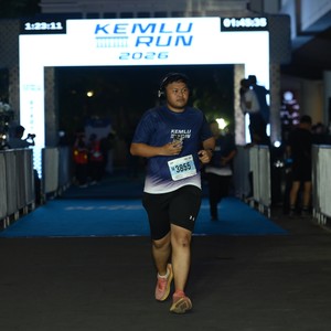 Race photo from KEMLU RUN 2026