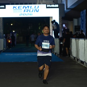 Race photo from KEMLU RUN 2026