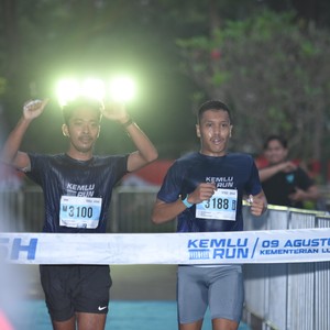 Race photo from KEMLU RUN 2026