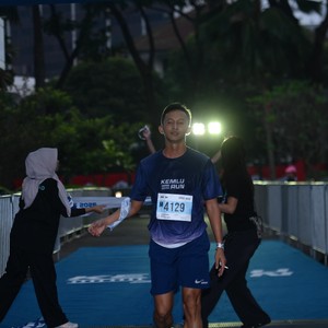 Race photo from KEMLU RUN 2026