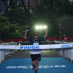 Race photo from KEMLU RUN 2026