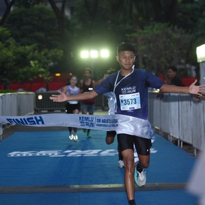 Race photo from KEMLU RUN 2026