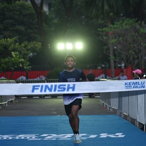 Race photo from KEMLU RUN 2026
