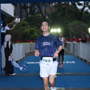 Race photo from KEMLU RUN 2026