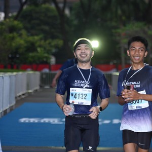 Race photo from KEMLU RUN 2026