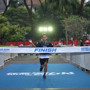 Race photo from KEMLU RUN 2026