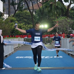 Race photo from KEMLU RUN 2026