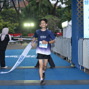 Race photo from KEMLU RUN 2026