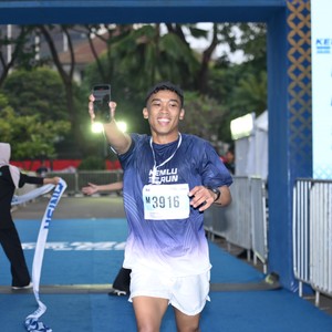 Race photo from KEMLU RUN 2026