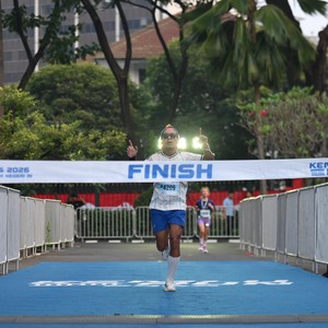 Race photo from KEMLU RUN 2026