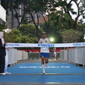 Race photo from KEMLU RUN 2026