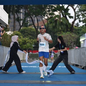 Race photo from KEMLU RUN 2026