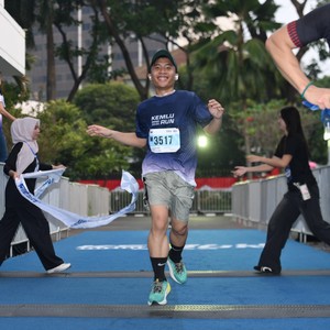 Race photo from KEMLU RUN 2026