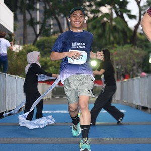 Race photo from KEMLU RUN 2026