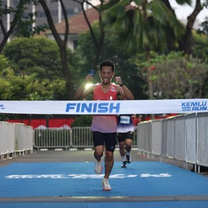 Race photo from KEMLU RUN 2026