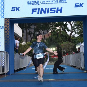 Race photo from KEMLU RUN 2026
