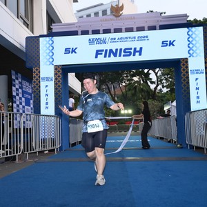 Race photo from KEMLU RUN 2026
