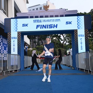 Race photo from KEMLU RUN 2026