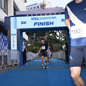 Race photo from KEMLU RUN 2026