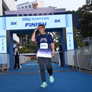 Race photo from KEMLU RUN 2026