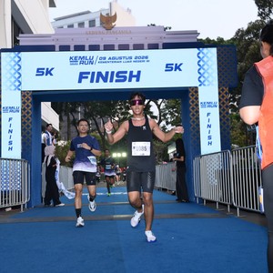 Race photo from KEMLU RUN 2026