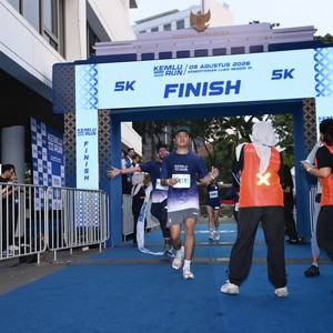 Race photo from KEMLU RUN 2026
