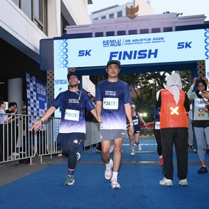 Race photo from KEMLU RUN 2026