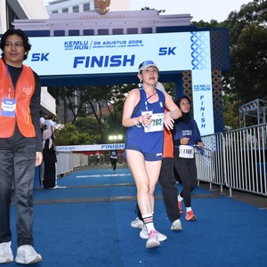 Race photo from KEMLU RUN 2026