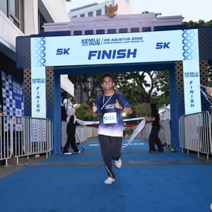Race photo from KEMLU RUN 2026