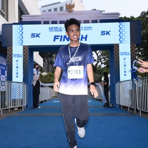 Race photo from KEMLU RUN 2026