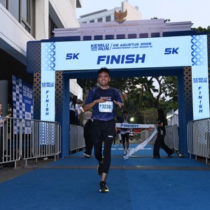 Race photo from KEMLU RUN 2026