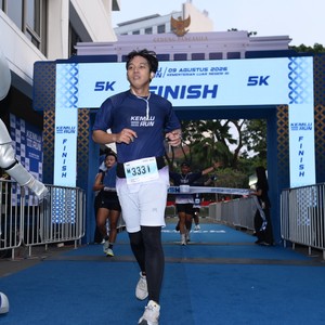 Race photo from KEMLU RUN 2026