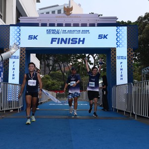 Race photo from KEMLU RUN 2026