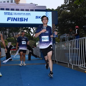 Race photo from KEMLU RUN 2026