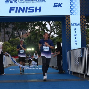 Race photo from KEMLU RUN 2026