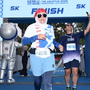 Race photo from KEMLU RUN 2026