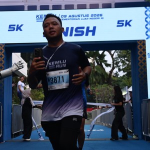 Race photo from KEMLU RUN 2026