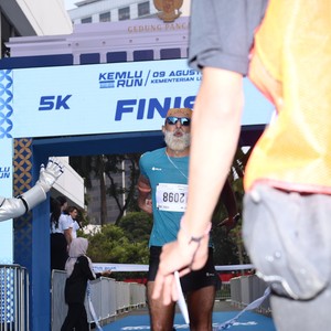 Race photo from KEMLU RUN 2026