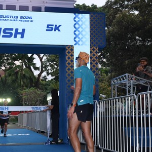 Race photo from KEMLU RUN 2026