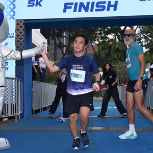 Race photo from KEMLU RUN 2026