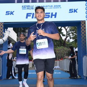 Race photo from KEMLU RUN 2026