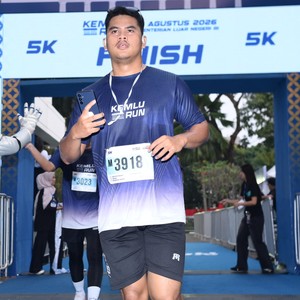 Race photo from KEMLU RUN 2026